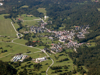 Bovec aerial view