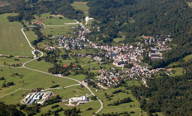 Bovec aerial view