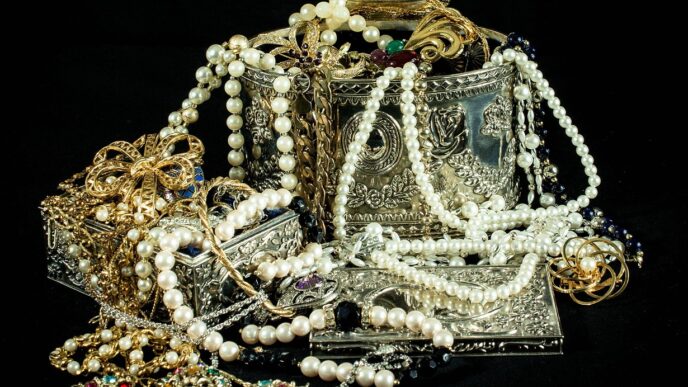 diamonds and gold