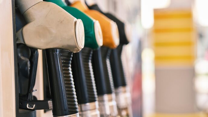 gas station