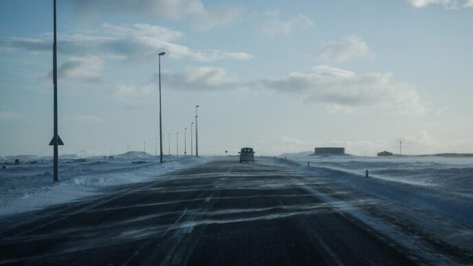 icy road