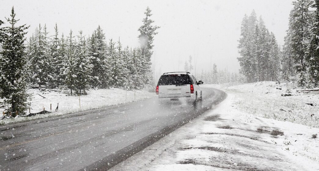 snowing