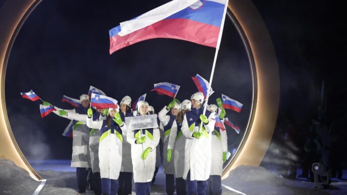 Otvoritev olimpijskih iger vir Slovenia Olimpic team