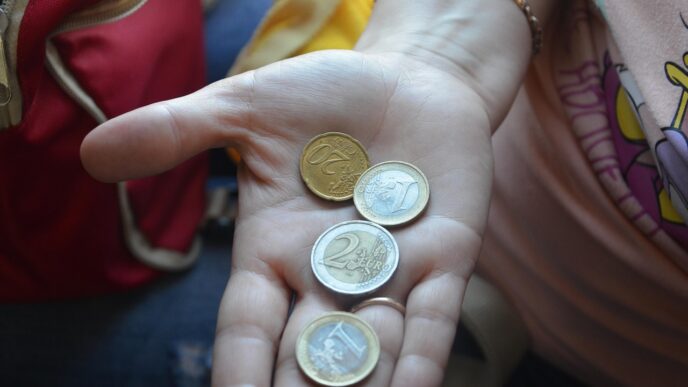 euro coins