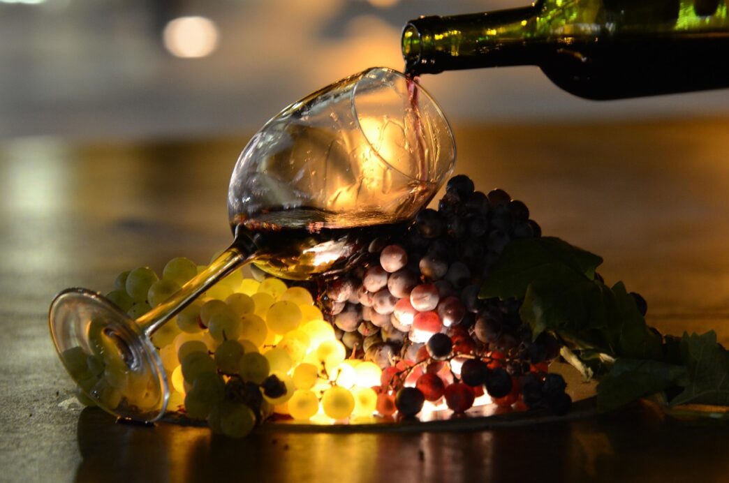 glass of vine