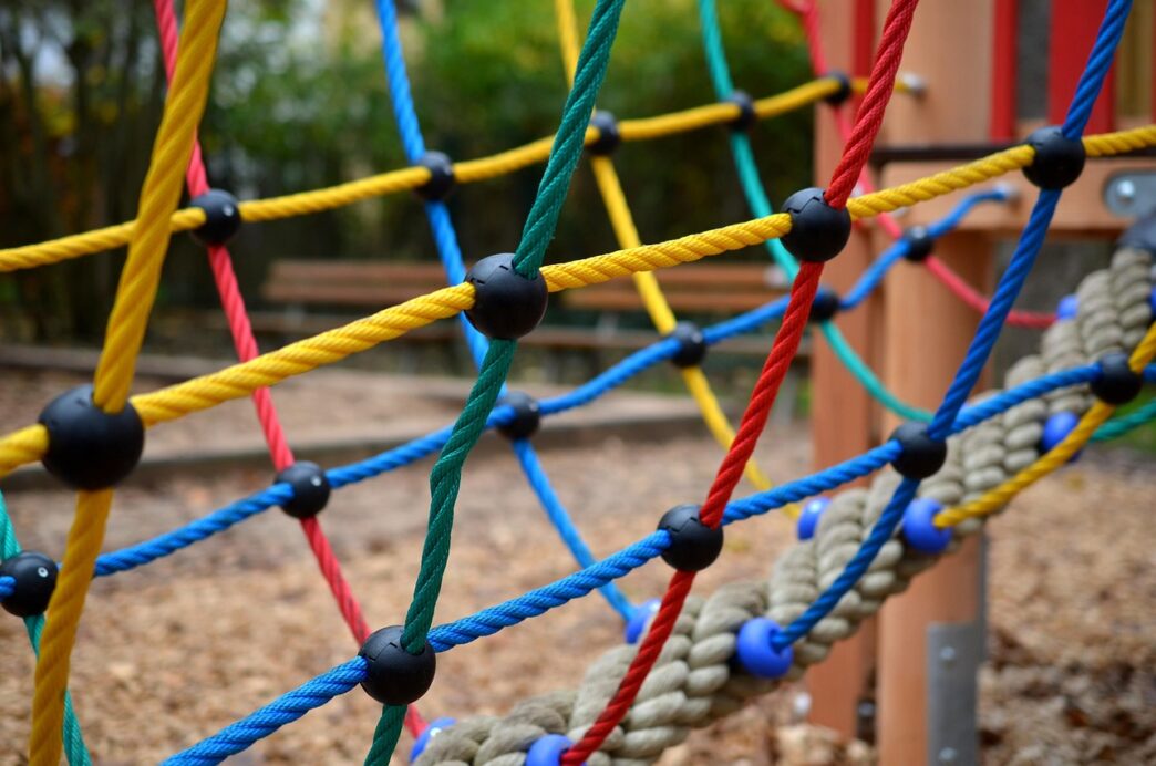 kids on playground