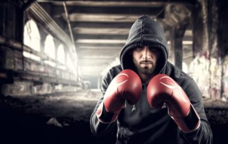 man fight