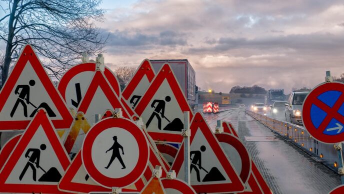 work on street